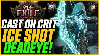 4X DAMAGE! POST BUFF ICESHOT BUILD (Updated)! Cast on Crit Ice Shot Deadeye // Path of Exile 2