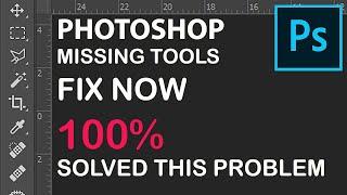 Photoshop Toolbar Missing | How to Reset Tools and Workspace in Photoshop