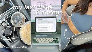 FINALS WEEK 2022 ࿓𓈒˚ | my last week of college | pre-med student