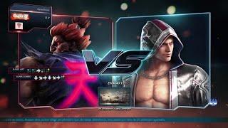 Akuma vs Steve (Hardest AI) - Tekken 7 Arcade