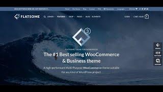 FlatSome WordPress Theme Installation and Demo Import