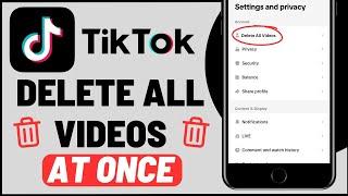 How to Delete All your TikTok Videos (2023) ৷ Delete TikTok Videos