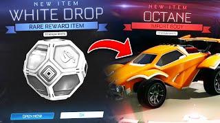 OPENING 50 TITANIUM WHITE DROPS ON ROCKET LEAGUE!