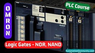 NAND and NOR Logic Gates in PLC - Ladder Logic Programming Tutorial
