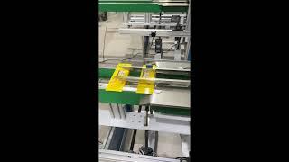 Automatic food box hot melt glue sealing machine