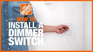 How to Install a Dimmer Switch  | The Home Depot