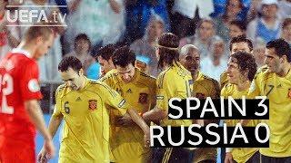 SPAIN beats RUSSIA to reach the EURO 2008 final