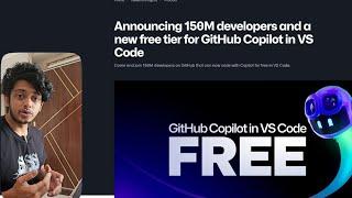 I tried GitHub Copilot for FREE | Copilot FREE Tier now available #ai #copilot #chatgpt #claudeai