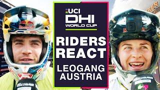SEMI FINALS | Riders Reactions | Leogang UCI Downhill World Cup
