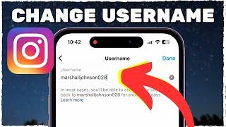 How To Change Instagram Username! (2024)
