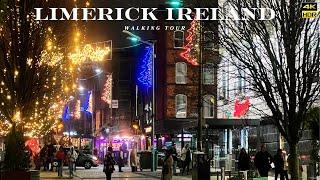 Limerick City Tour | 4k Walking Tour, Limerick, Ireland  [60fps HDR]