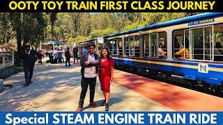 OOTY TOY TRAIN FIRST CLASS Train Journey 2024 | MOUNTAIN RAILWAYS OF INDIA | Ooty Travel VLOG