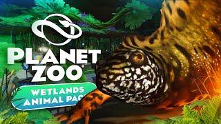 Crested Newt Ice Cave Exhibit  | Planet Zoo Speed Build (Wetlands Pack)