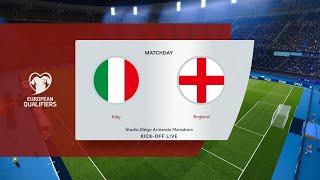 Italy vs England | Stadio Diego Armando Maradona | European Qualifiers | PES 2021