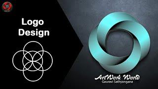 Creative Logo Design #Illustrator tutorial....#Artwork World #illustrator SL 