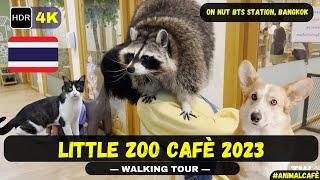 [4K] Little ZOO Cafe in Bangkok // On Nut BTS // People Park Community Mall