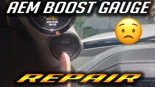 AEM TRU BOOST Gauge Repair