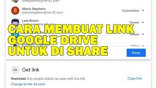 Cara Membuat Link Google Drive untuk di Share atau Dibagikan