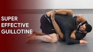 High Elbow Guillotine from Butterfly Guard