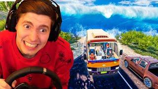 SIMULADOR DE ÔNIBUS que tem TSUNAMI!! - Bus World