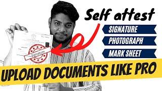 How to upload Signature photograph Mark sheet in online application form Any University 