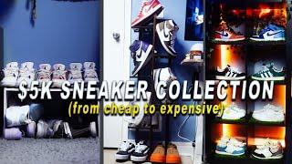 Ranking My ENTIRE SNEAKER COLLECTION From Cheap To Most Expensive!