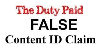 False Content ID Claim • Stuck In Automatic Hell