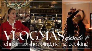 CHRISTMAS SHOPPING & GIFTS, HORSE RIDING & COOKING | GIVEAWAY | VLOGMAS