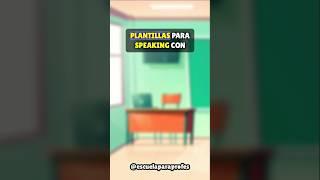 Plantillas para Speaking con ChatGPT #englishspeaking #englishteacher #ingles