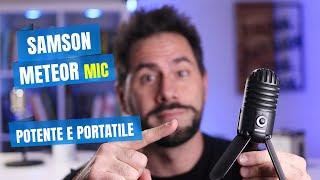 Samson Meteor Mic: il miglior microfono portatile per mac e pc