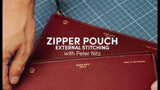 Zipper Pouch "Sellier" trailer - Leathercraft Tutorials with Peter Nitz