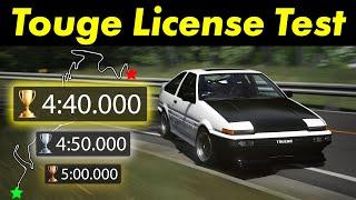 We made 10 Touge License Tests in Assetto Corsa! Can you get all GOLDS?!