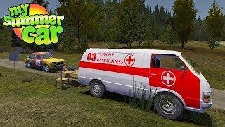 HAYOSIKO AMBULANCE - MEDICAL ASSISTANCE AT THE RALLY - My Summer Car Story #88 | Radex