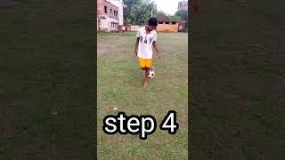 Learn crazy football skill tutorial Ronaldo passing skill #short #video  #CR7 &  LEO# FOOTBALL SKILL