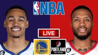Golden State Warriors vs Portland Trail Blazers | NBA LIVE Scoreboard  | Jzeph TV