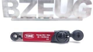 TONE TBS20 Torque Bit Ratchet Set.  A very interesting compact bicycle torque wrench.