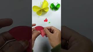 membuat kupu kupu mudah #melipatkertas #origamikupukupu #handcraft #tutorialkupukupu #kupukupucantik