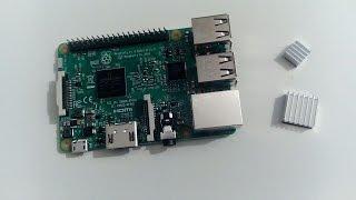 How to install heat sinks on the raspberry pi 3 model B