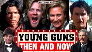 YOUNG GUNS (1988) Then And Now Movie Cast | Nostalgia Hit