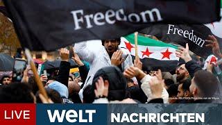 DAMASKUS GEFALLEN: Assad auf der Flucht - Grenzenloser Jubel in Syrien und der Welt | Livestream