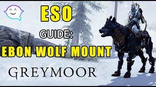 ESO - How to get the Dwarven Ebon Wolf Mount FAST