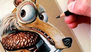 Drawing Scrat from Ice Age - FAN ART FRIDAY