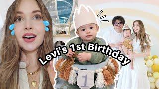 We had a low stimulus no family 1st Birthday Party | Vlog