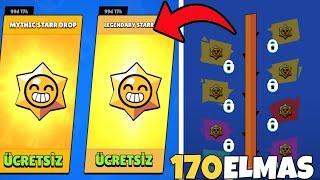 ALTIN KOD 7 KİŞİYE 170 ELMAS VE ÜCRETSİZ EFSANEVİ STARR HEDİYESİ !! BRAWL STARS