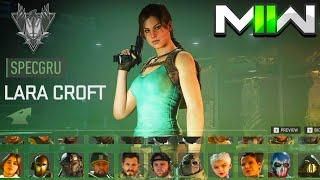 MW2 - Lara Croft Operator ️ (Voice Lines, Finishers, Tracers)