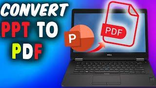 How To Convert PowerPoint documents to pdf 2024 || Convert PPT to PDF in 2024! _Tech Tutorials