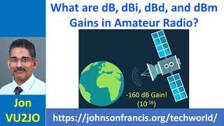 What are dB, dBi, dBd, and dBm Gains in Amateur Radio?