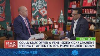 Starbucks CEO Laxman Narasimhan talks Q4 earnings with Jim Cramer