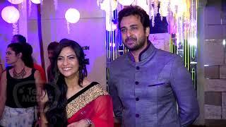 Aditi Sharma With Her Husband Sarwar Ahuja  At Rubina Dilaik And Abhinav Shukla Wedding Reception