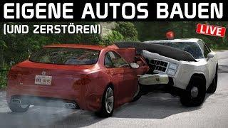 Wir bauen eigene Autos für Beamng! LIVE - Beamng.drive/Automation - German Gameplay